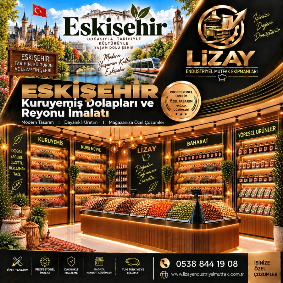 Eskişehir Kuruyemiş Dolapları ve Reyonu İmalatı