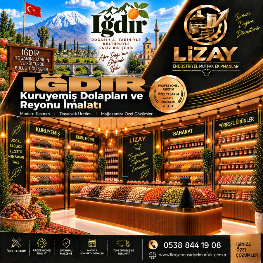 Iğdır Kuruyemiş Dolapları ve Reyonu İmalatı