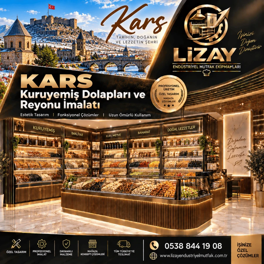 Kars Kuruyemiş Dolapları ve Reyonu İmalatı