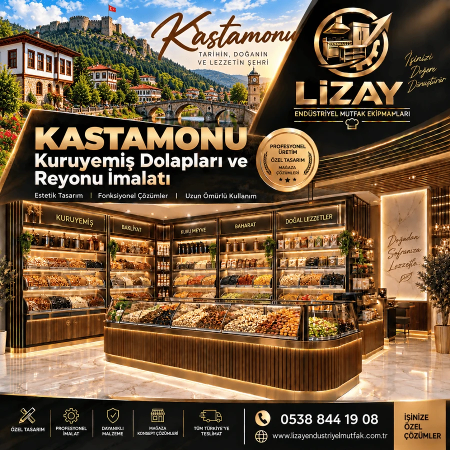Kastamonu Kuruyemiş Dolapları ve Reyonu İmalatı