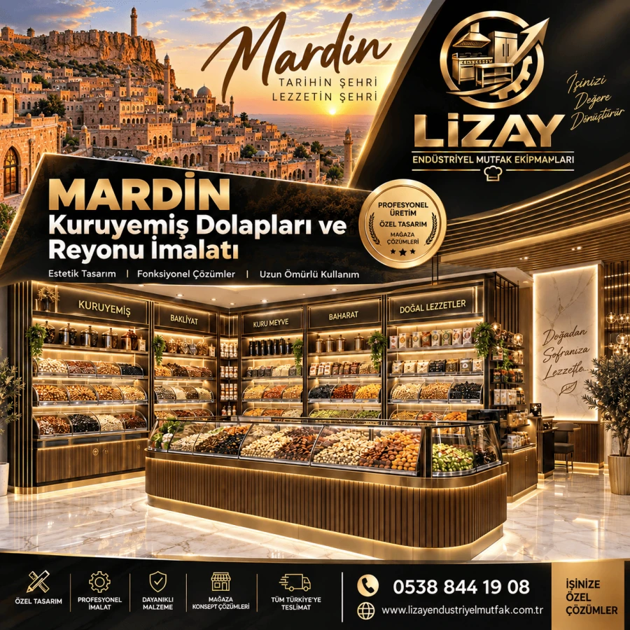 Mardin Kuruyemiş Dolapları ve Reyonu İmalatı