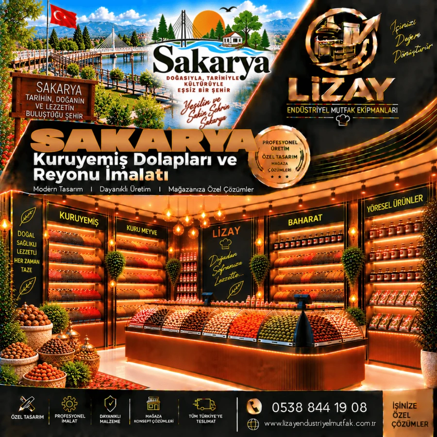Sakarya Kuruyemiş Dolapları ve Reyonu İmalatı
