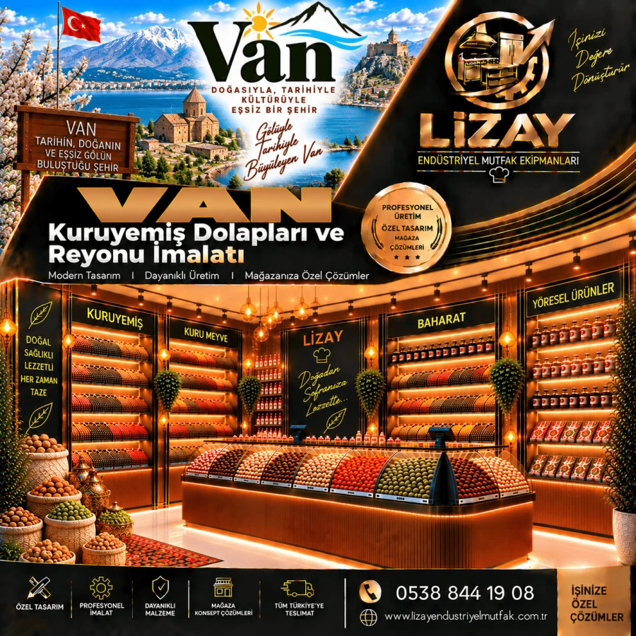 Van Kuruyemiş Dolapları ve Reyonu İmalatı